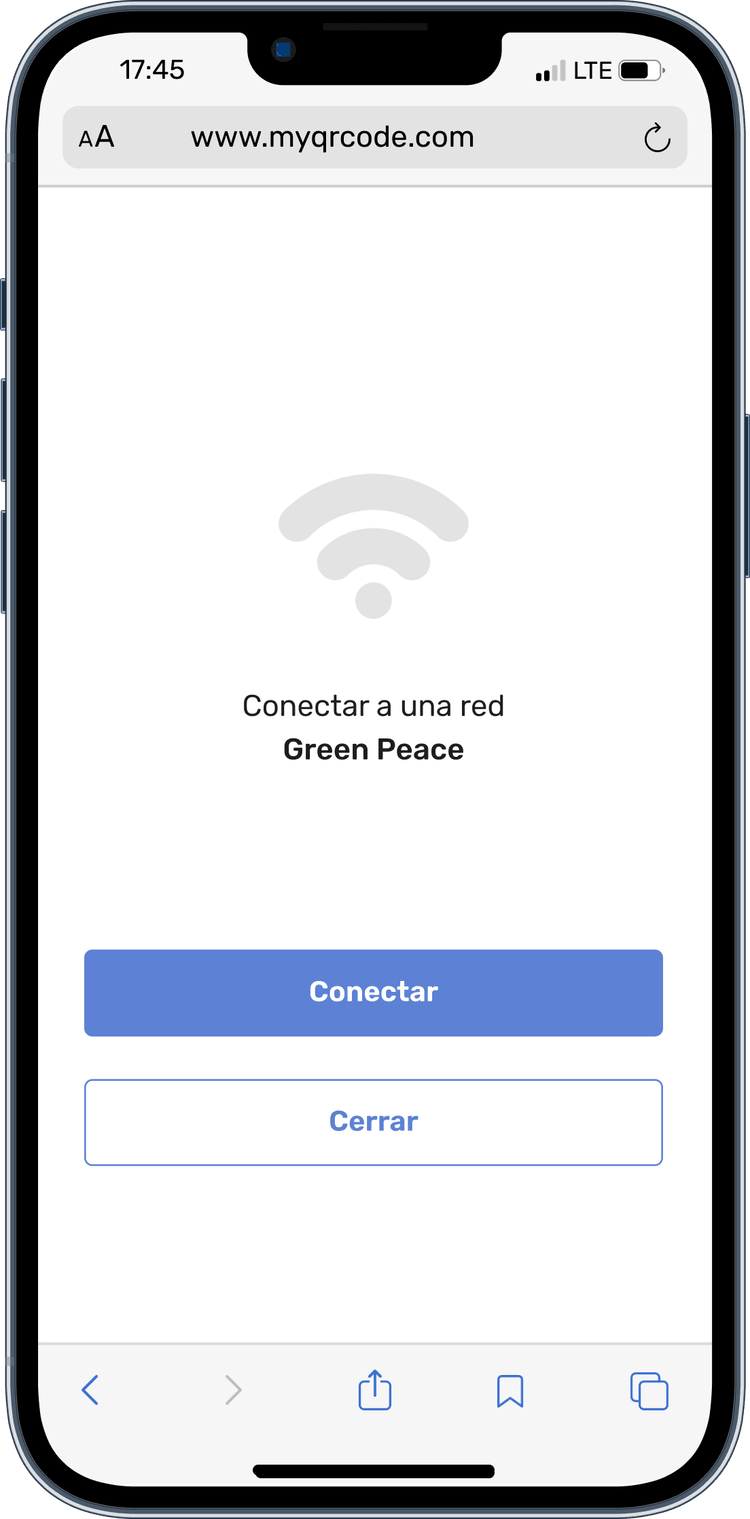 Wifi QR code generator