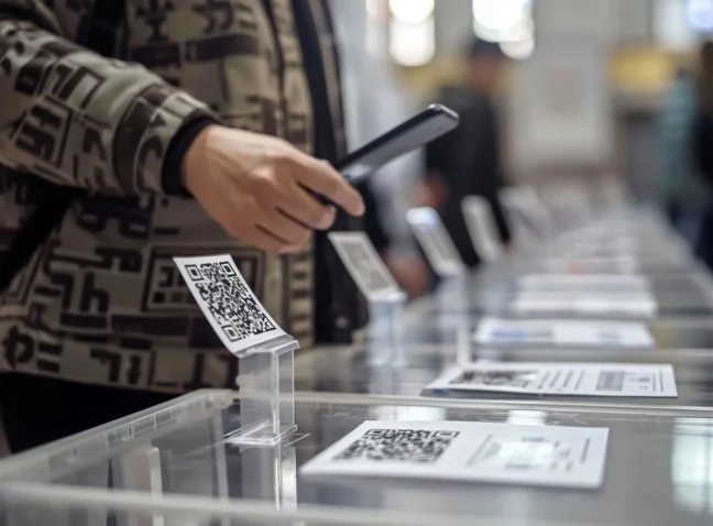 QR Codes for Electoral Systems: Secure & Efficient Voting