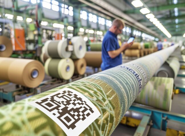 Synthetic Fabrics: QR Codes Simplify Data Sharing